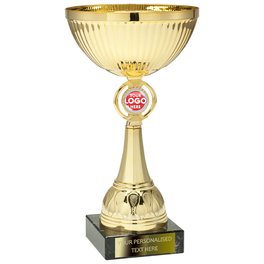 Striking Gold Cup on Black Marble Base (ET350.61A/B/C/D/E/F/G/H/I/J)