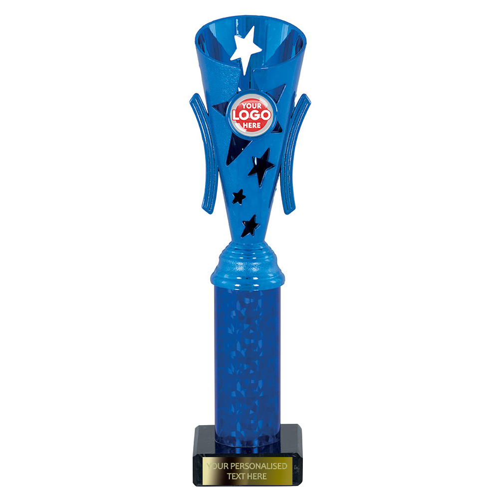 Blue Star Design Tube Trophy (2375A/B/C/D/E)