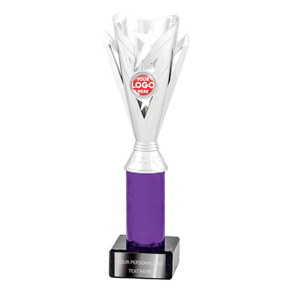 Silver & Purple Multi-purpose Trophy Award (2158C/D/E/F)