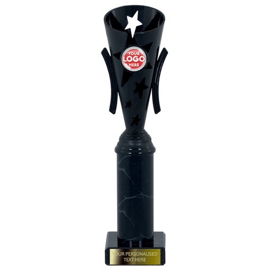 Black Star Design Tube Trophy (2376A/B/C/D/E)