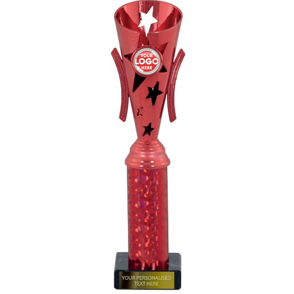 Red Star Design Tube Trophy (2374A/B/C/D/E)