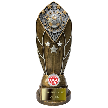 Antique Gold and Silver Multipurpose Football Award (F1021/3/7C)