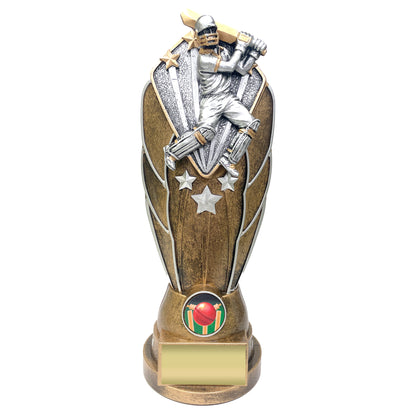 Quality Resin Cricket Batsman Trophy  (FP01B/C RD012)