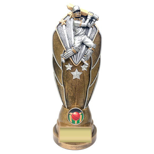 Quality Resin Cricket Batsman Trophy  (FP01B/C RD012)