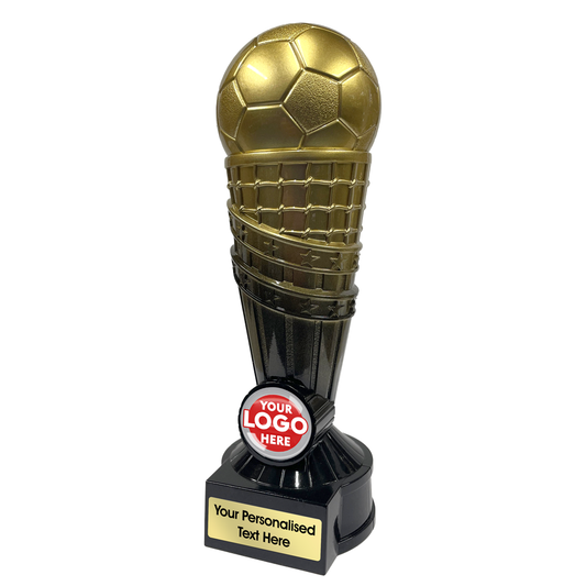 Golden & Black Two-Tone Football Award (FP13A/B/C) BW Trophies