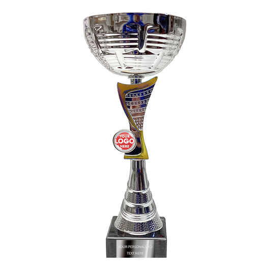 Silver Cup with Golden Decorative Element (2115F/G/H)