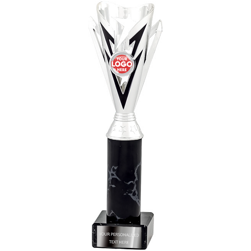Silver & Black Multi-purpose Trophy Award (2159C/D/E/F)