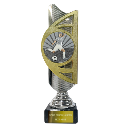 Gold / Silver Award on Marble Base with Embossed Football Disc (BS20B/C) BW Trophies