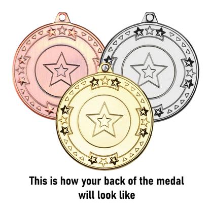 50mm Medal with Large Logo