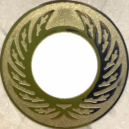 Marble Wedge Gift/Award with Golden Engraved Printed  Sticker