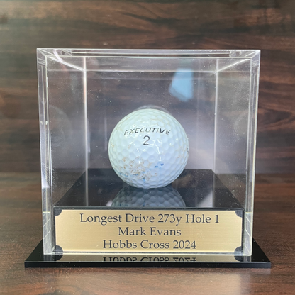 Golf Ball Display Case