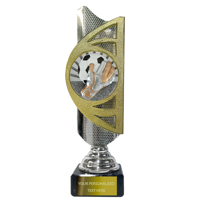 Gold / Silver Award on Marble Base with Embossed Football Disc (BS20B/C) BW Trophies