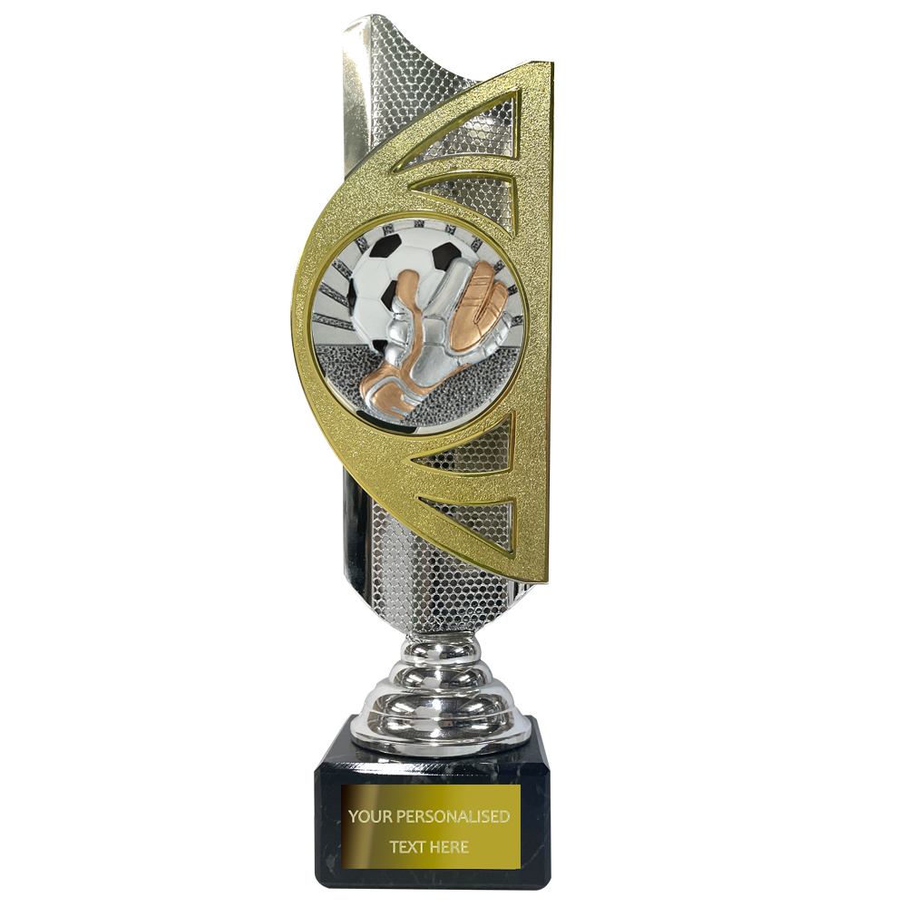 Gold / Silver Award on Marble Base with Embossed Football Disc (BS20B/C) BW Trophies