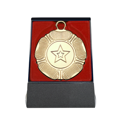 Multi-choice Medal in Red Flipover Box