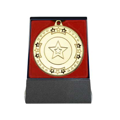 Multi-choice Medal in Red Flipover Box