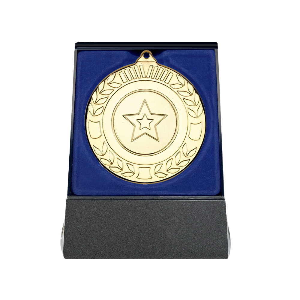 Multichoice Medal in Blue Flipover Box