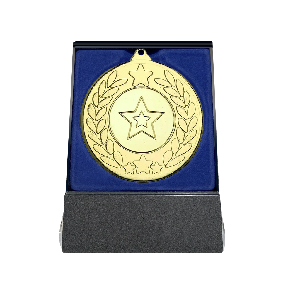 Multichoice Medal in Blue Flipover Box