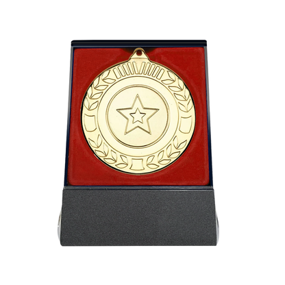 Multi-choice Medal in Red Flipover Box