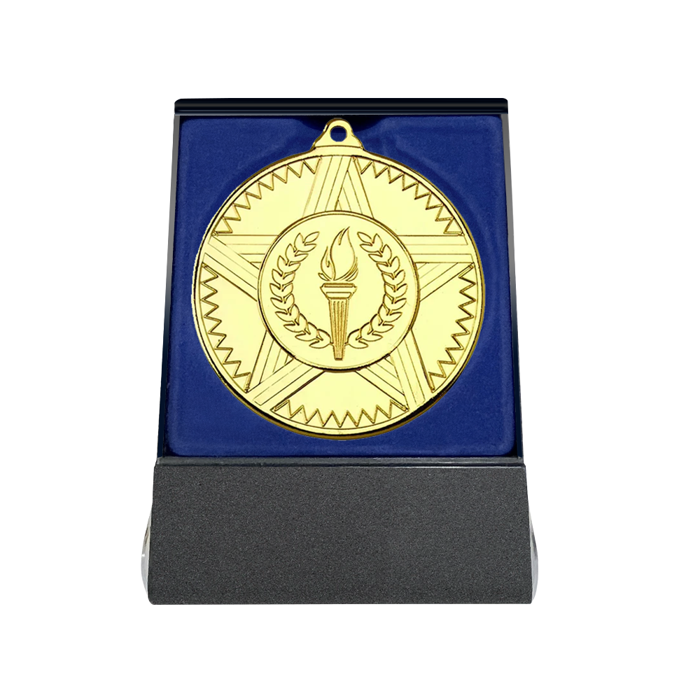 Multichoice Medal in Blue Flipover Box