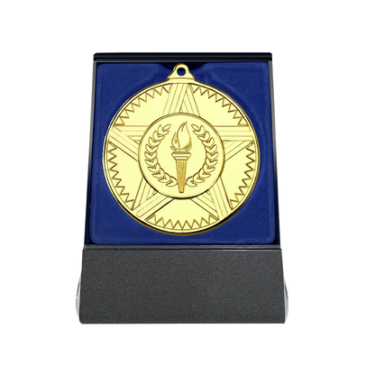 Multichoice Medal in Blue Flipover Box