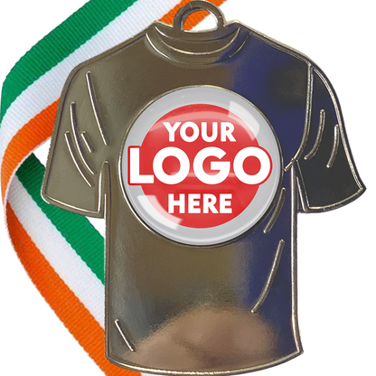 Shirt-shaped Silver Medal