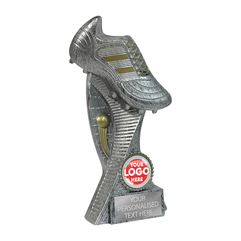 Silver Football Boot Award Trophy (JB1ASG)