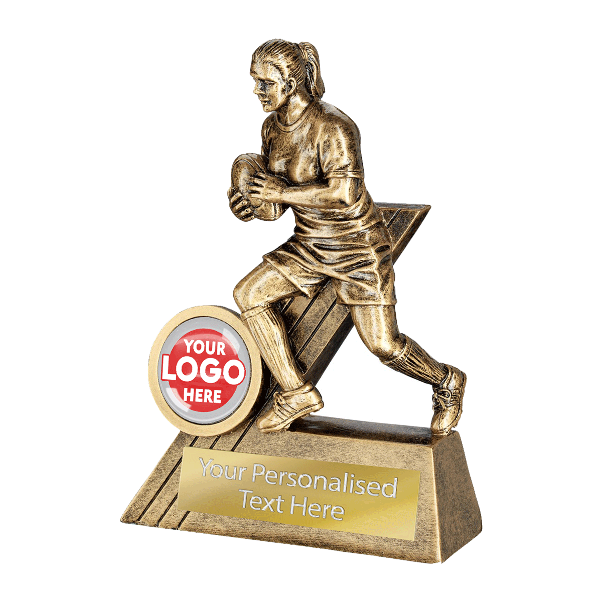 Female Rugby Resin Award (JR4-RF055A/B/C)