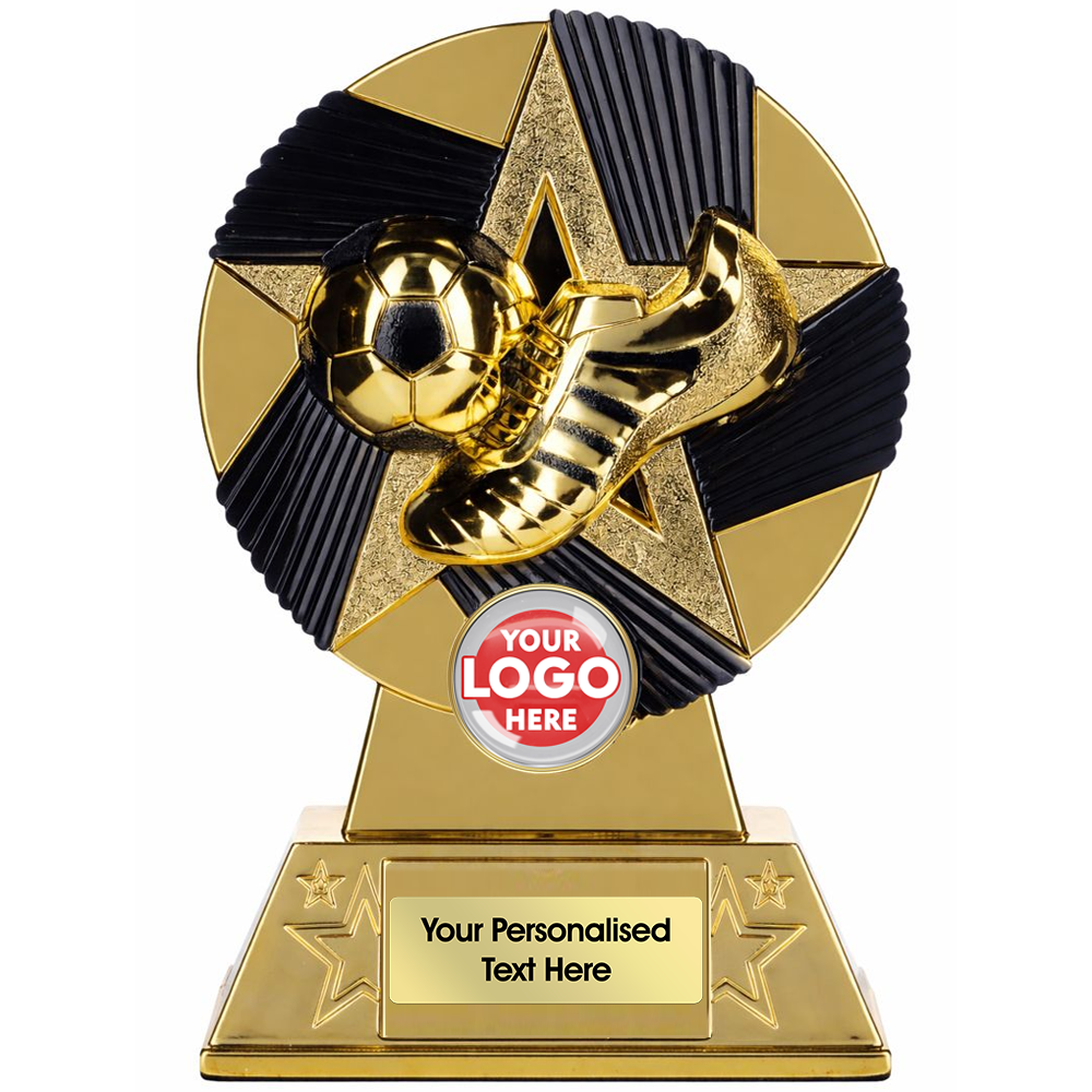 Two Tone Boot and Ball in Gold (KC1/2/3GBK3) BW Trophies