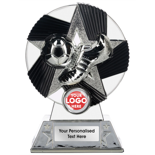 Two Tone Boot and Ball in Silver (KC1/2/3SBK4)