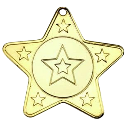 The Original Star Shape Medal BW Trophies