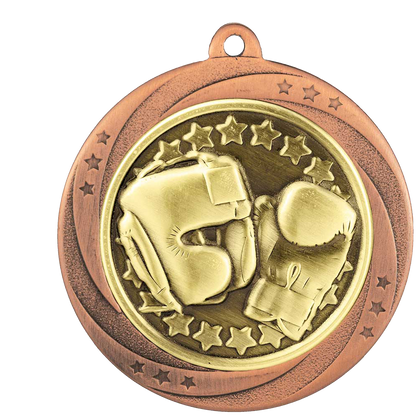 60mm Superstars Boxing Medals with Ribbons