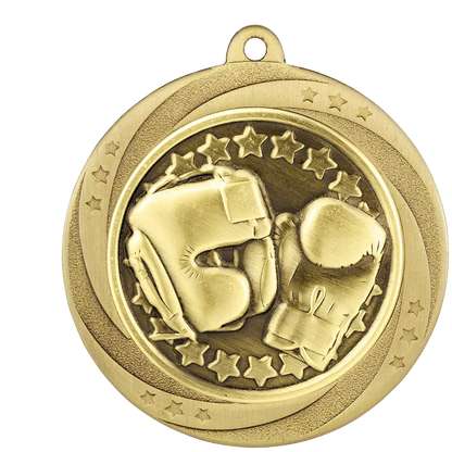 60mm Superstars Boxing Medals with Ribbons