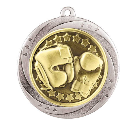 60mm Superstars Boxing Medals with Ribbons