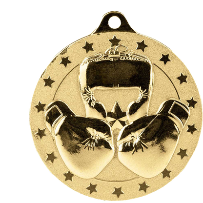 50mm Boxing Gloves Medals with Choice of Ribbon