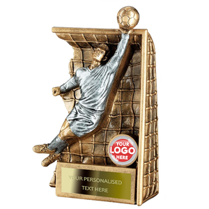 Golden Goalkeeper Football Resin Award (RF549M/F)
