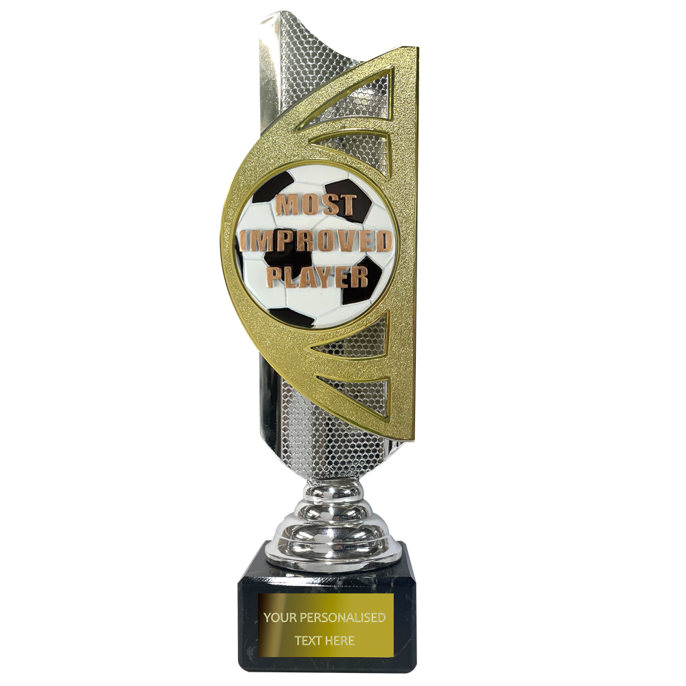 Gold / Silver Award on Marble Base with Embossed Football Disc (BS20B/C) BW Trophies