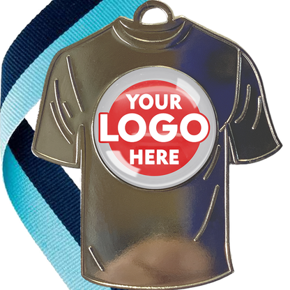 Shirt-shaped Silver Medal