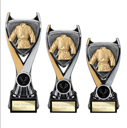 Personalised Martial Arts Gi Shield Trophy