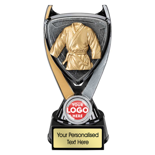 Personalised Martial Arts Gi Shield Trophy