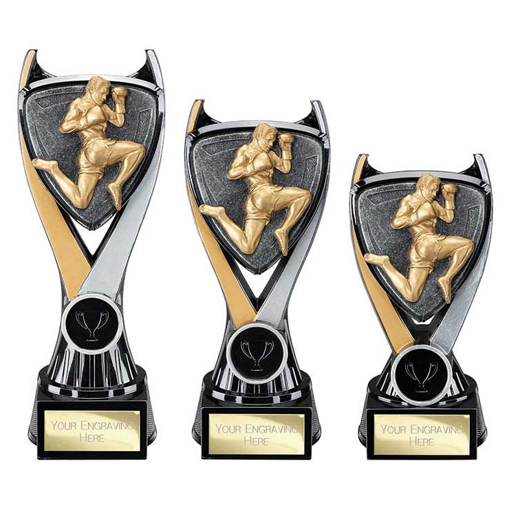 Personalised Kickboxing Fighter Trophy