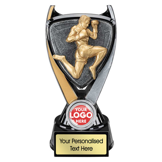 Personalised Kickboxing Fighter Trophy