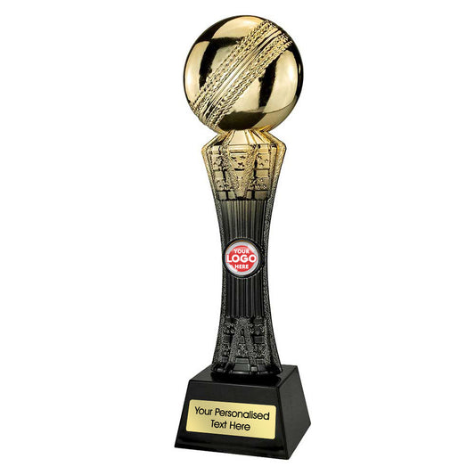 Gold Cricket Ball Tower Trophy