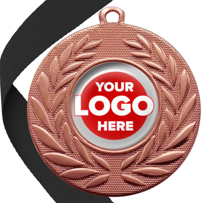 Classic Wreath Medals Domed - MINIMUM ORDER 100