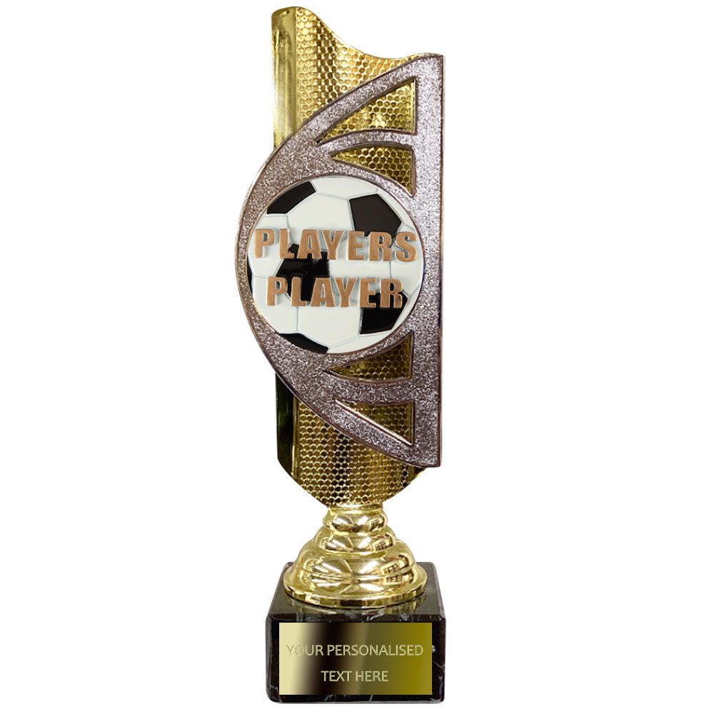 Gold and Silver Football Award (BS21A/B/C) With Embossed Football Design Option