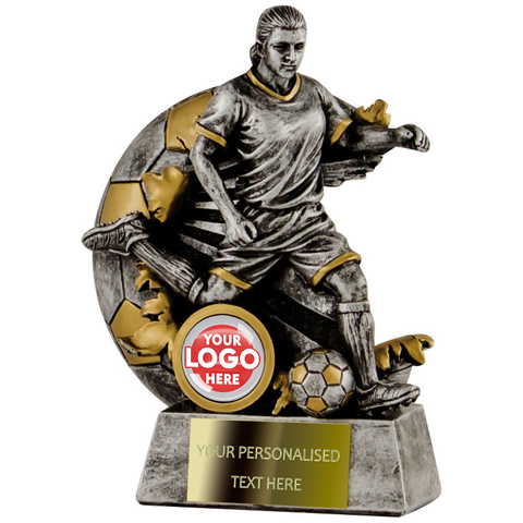 Silver/Gold Female Football Award (RBT132)