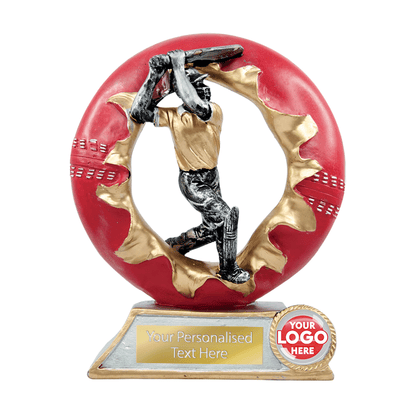 Cricket Batsman&Ball Resin Figurine (RBT22647/59/68SP) BW Trophies