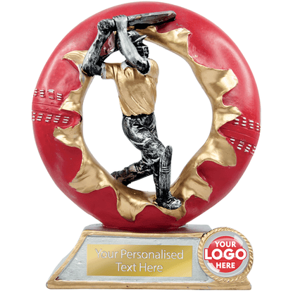 Cricket Batsman&Ball Resin Figurine (RBT22647/59/68SP) BW Trophies