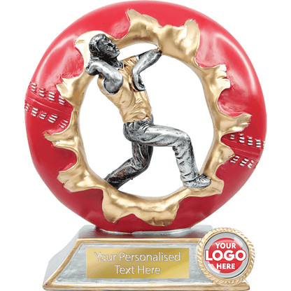 Cricket Bowler & Ball Resin Figurine (RBT22747/59/68SP) BW Trophies
