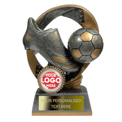 Boot & Ball Football Trophy Award (RFE1350AGG/ASG)