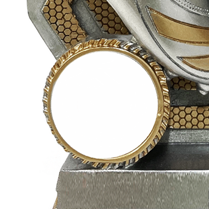 IO - Remarkable Silver and Gold Football Award (RFTI1305SP) BW Trophies